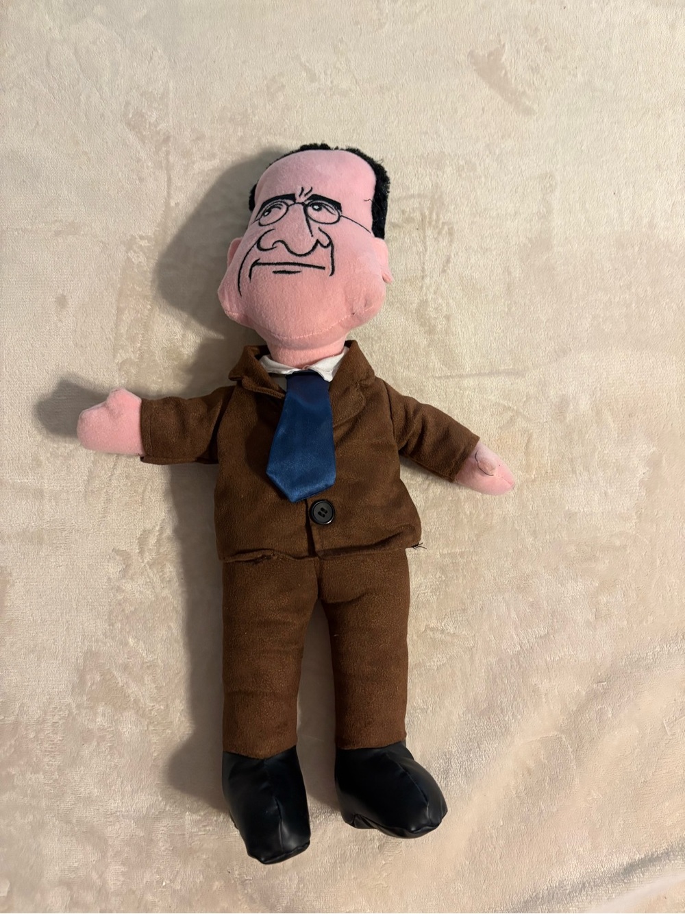 Sugar Loaf Plush Doll with Pink Logo Tag